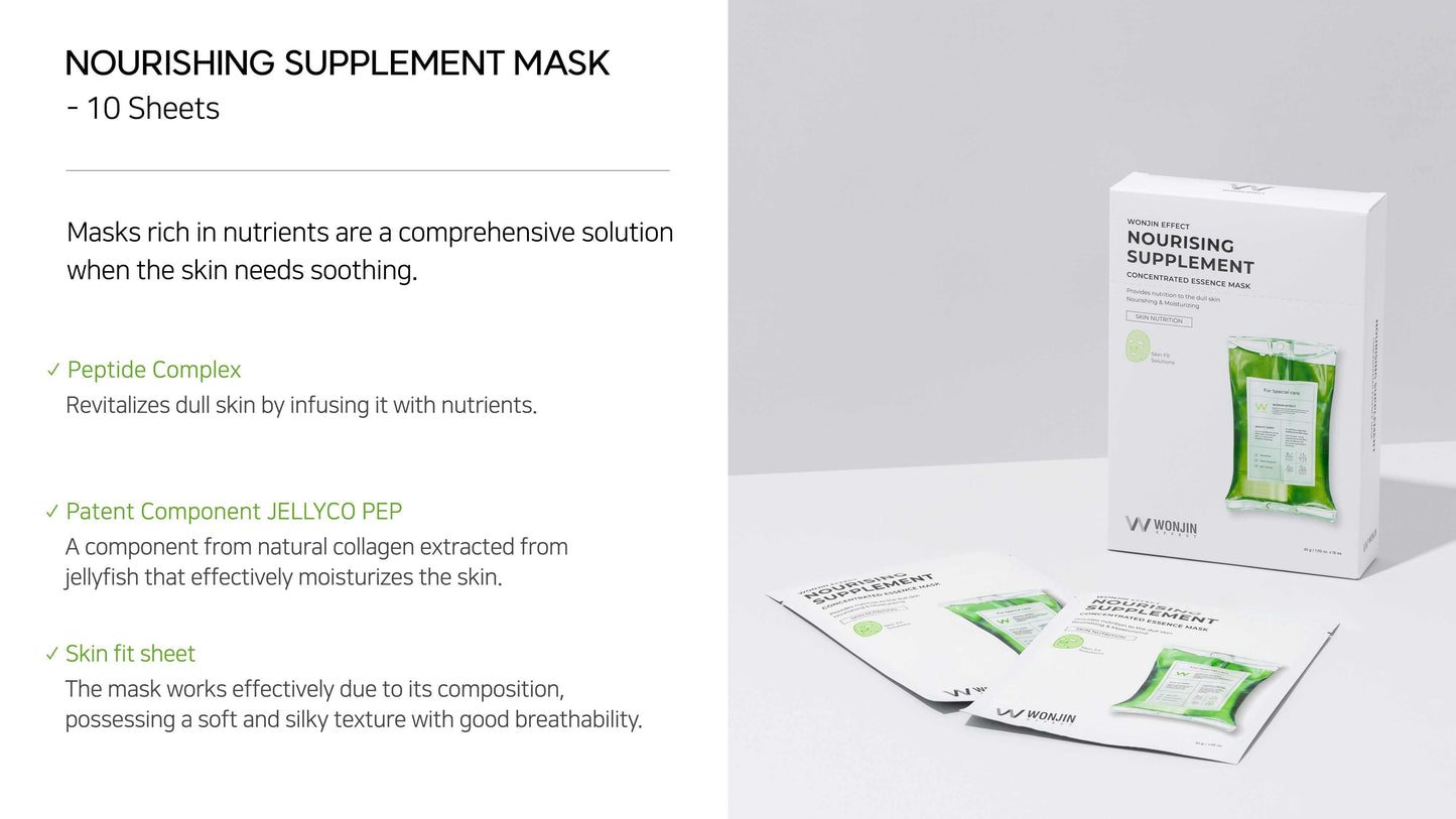 Nourishing Supplement Mask (10/30 Sheets)